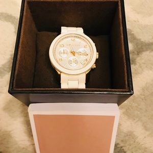 Michael Kors MK5145 White and Gold Women’s Watch